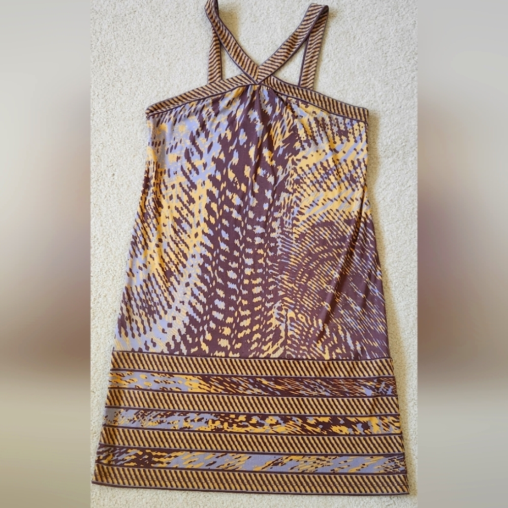 BCBG Maxazaria Gold Bodycon mini dress